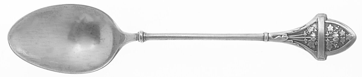 Ivy (Sterling, 1865, 1868) Five O'Clock Teaspoon by Gorham Silver-1