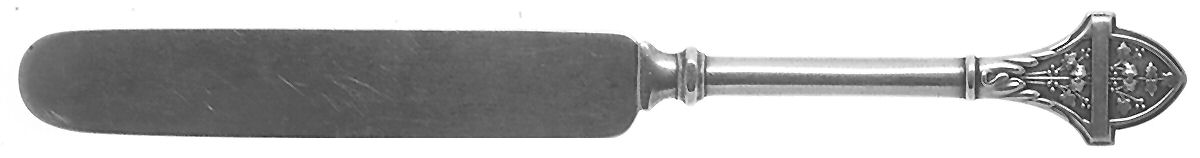 Ivy (Sterling, 1865, 1868) Solid Dessert/Tea Knife by Gorham Silver-1