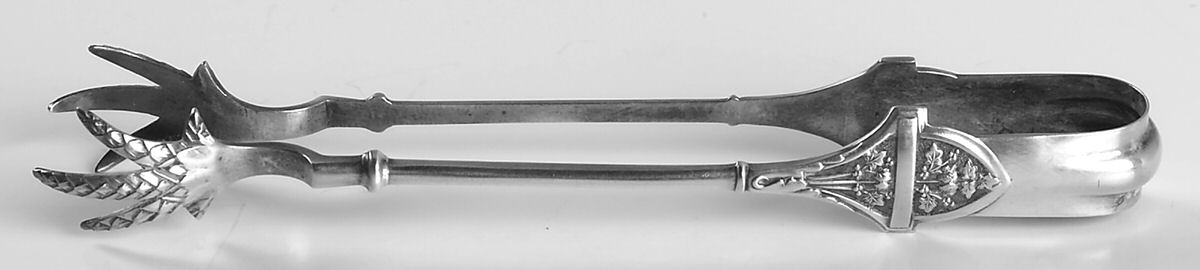 Ivy (Sterling, 1865, 1868) Large Sugar Tongs by Gorham Silver-1