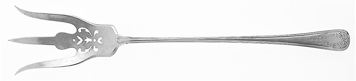 Jefferson (Sterling, 1907) Large Lettuce Serving Fork by Gorham Silver-1