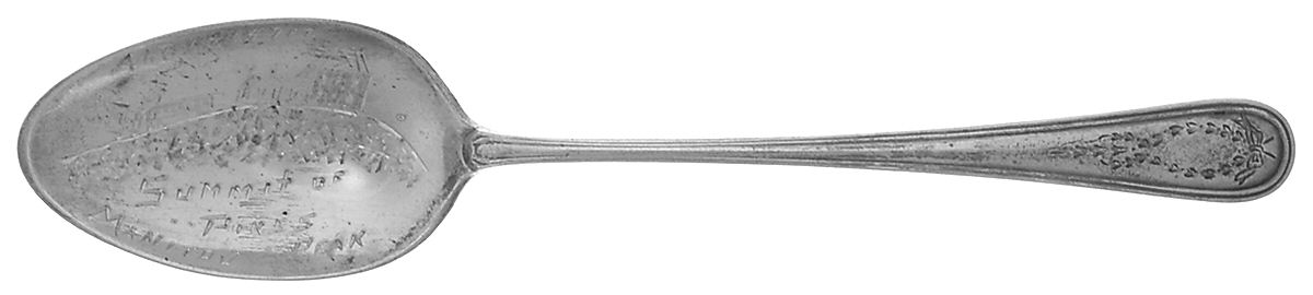 Jefferson (Sterling, 1907) Souvenir Spoon (Five O'Clock) by Gorham Silver-1