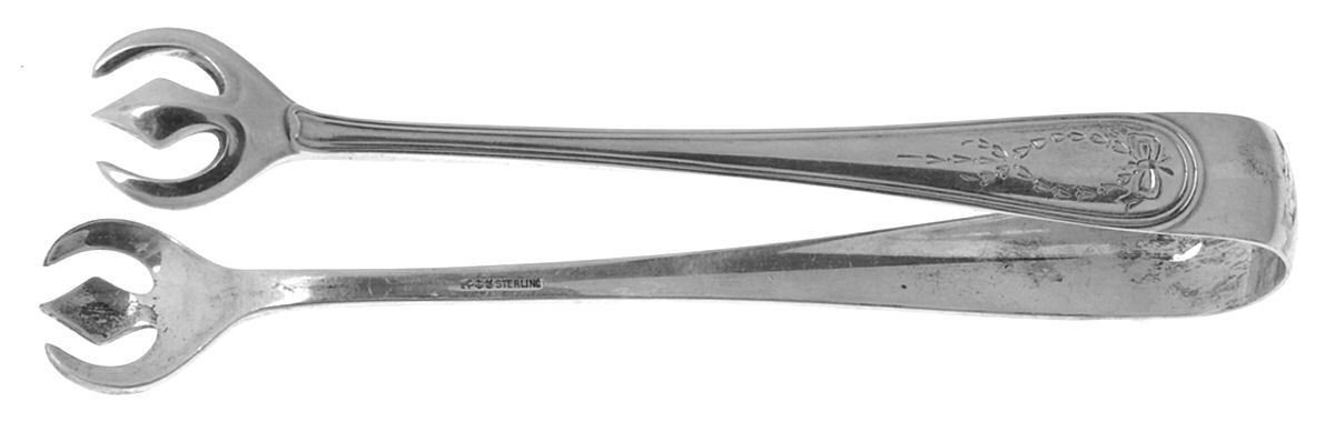 Jefferson (Sterling, 1907) Large Sugar Tongs by Gorham Silver-1