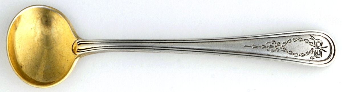 Jefferson (Sterling, 1907) Master Salt Spoon by Gorham Silver-1