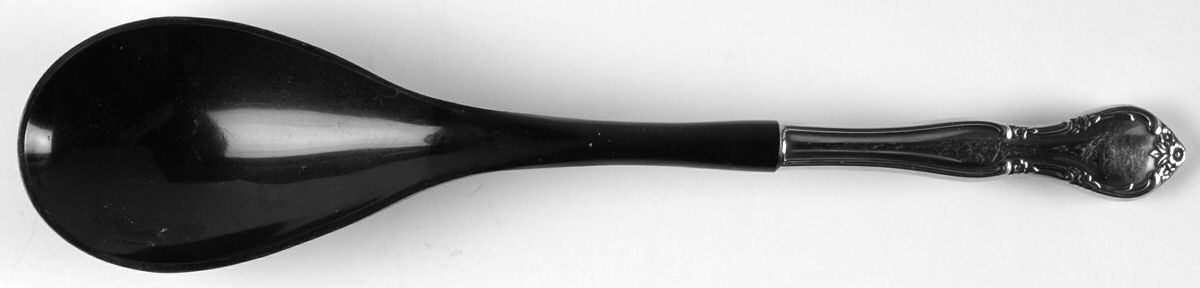 Jolie-La Belle (Stainless) Older Salad Serving Spoon with Plastic Bowl by Gorham Silver-1
