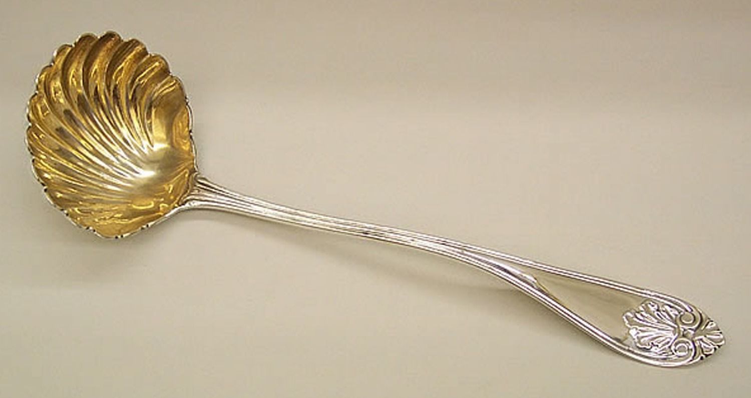 Josephine (Coin, 1855) Small Solid Soup Ladle by Gorham Silver-1