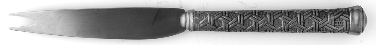 Kambara (Pewter) Solid Serving Cheese Knife by Gorham Silver-1
