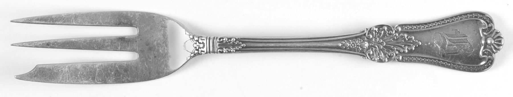 Kensington (Sterling, 1893) Old Style Pickle Fork by Gorham Silver-1