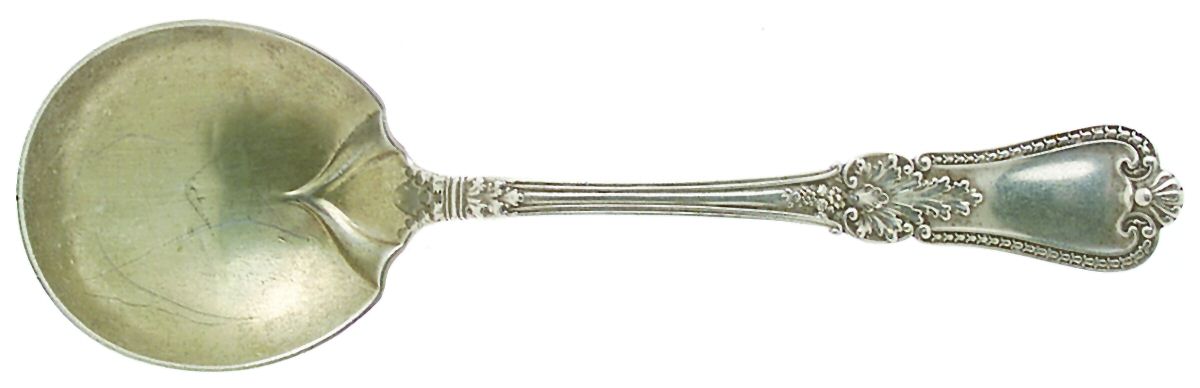 Kensington (Sterling, 1893) Round Bowl Soup Spoon (Cream Soup) by Gorham Silver-1