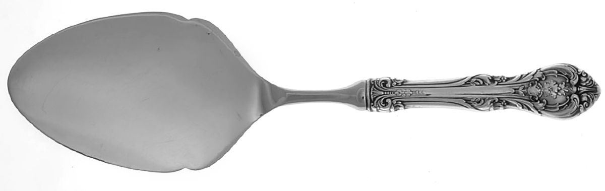 King Edward (Sterling, 1936, No Monos) Server-Pastry/Stainless Blade by Gorham Silver-1