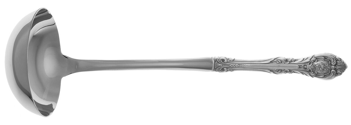 King Edward (Sterling, 1936, No Monos) Soup Ladle with Stainless Bowl HC by Gorham Silver-1