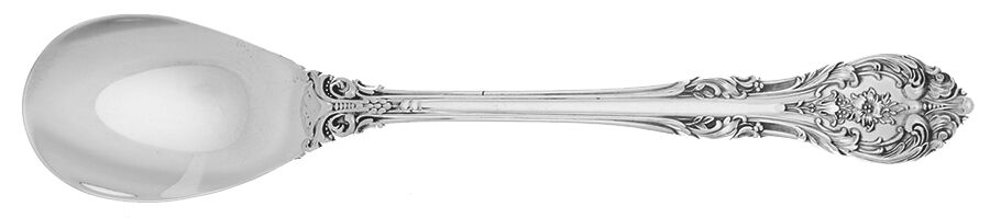 King Edward (Sterling, 1936, No Monos) Egg Spoon Solid Individual HC by Gorham Silver-1