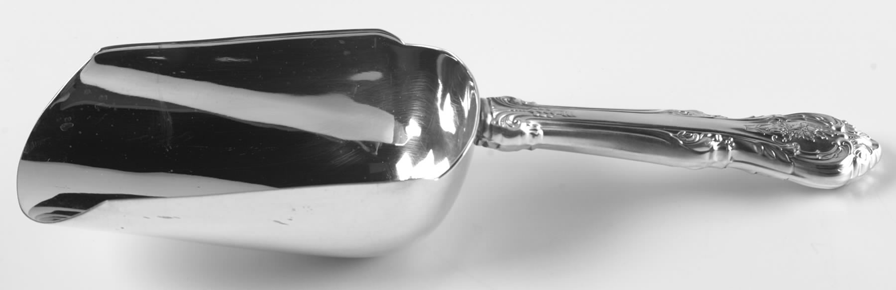 King Edward (Sterling, 1936, No Monos) Ice Scoop with Silverplate Bowl by Gorham Silver-1