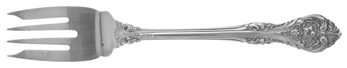 King Edward (Sterling, 1936, No Monos) Individual Solid Fish Fork by Gorham Silver-1