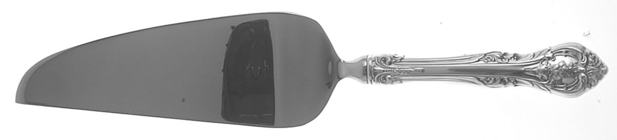 King Edward (Sterling, 1936, No Monos) Pie & Cake Server with Stainless Blade by Gorham Silver-1