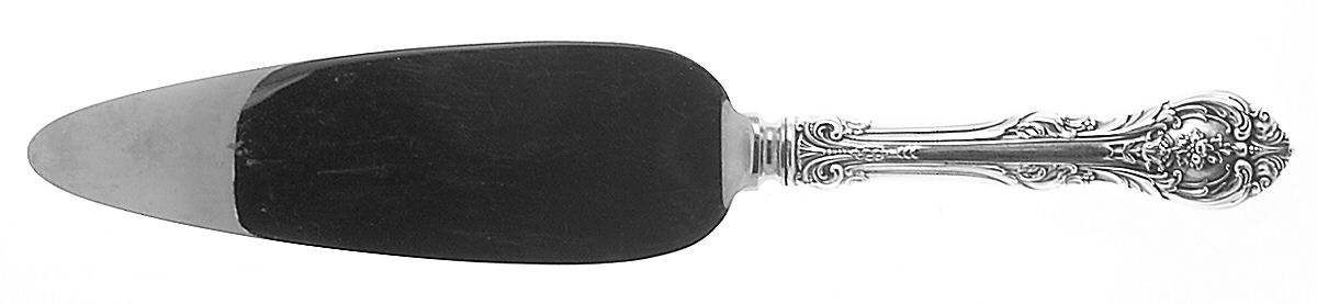 King Edward (Sterling, 1936, No Monos) Pie Server with Stainless Blade by Gorham Silver-1