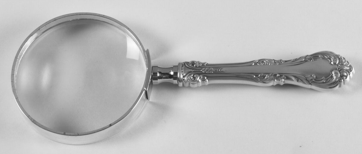 King Edward (Sterling, 1936, No Monos) Magnifying Glass by Gorham Silver-1