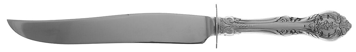 King Edward (Sterling, 1936, No Monos) Small Carving Knife W/Sterling Guard by Gorham Silver-1