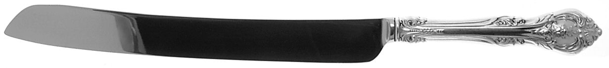 King Edward (Sterling, 1936, No Monos) Wedding Cake Knife with Stainless Blade by Gorham Silver-1