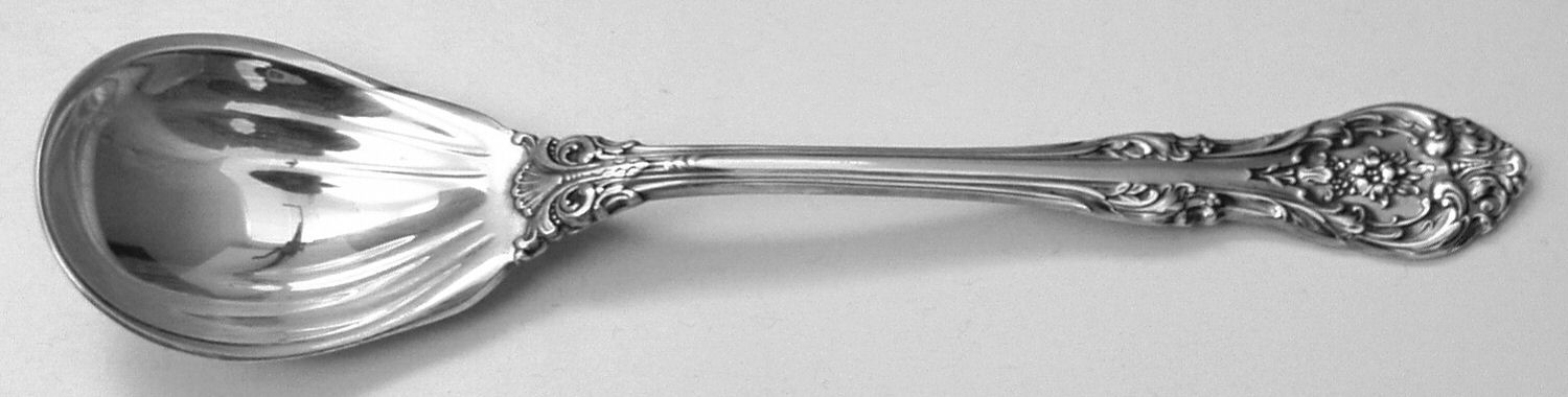 King Edward (Sterling, 1936, No Monos) Sugar Spoon by Gorham Silver-1