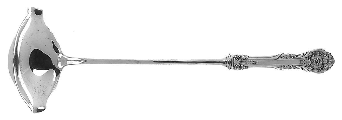 King Edward (Sterling, 1936, No Monos) Hollow Handle Punch Ladle with Solid Bowl by Gorham Silver-1