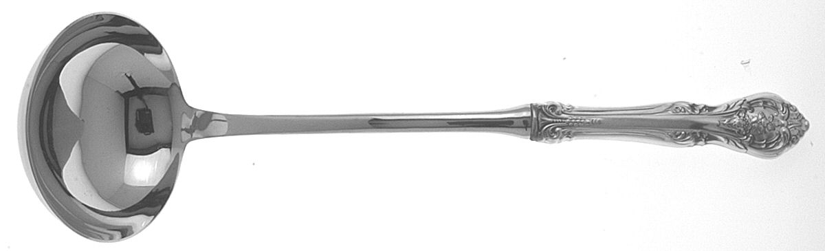 King Edward (Sterling, 1936, No Monos) Soup Ladle with Stainless Bowl by Gorham Silver-1