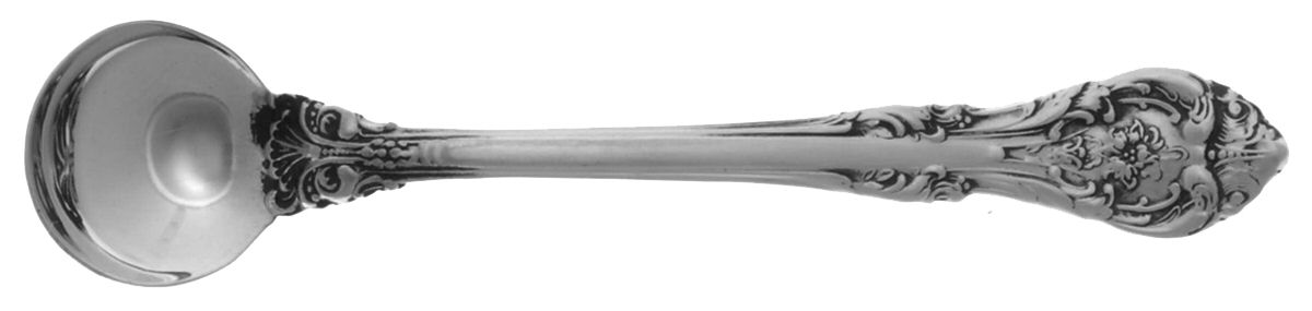 King Edward (Sterling, 1936, No Monos) Individual Salt Spoon by Gorham Silver-1