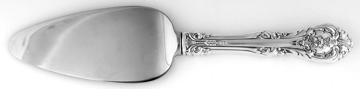 King Edward (Sterling, 1936, No Monos) Cheese Server with Stainless Blade by Gorham Silver-1