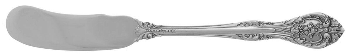 King Edward (Sterling, 1936, No Monos) Flat Handle Butter Spreader by Gorham Silver-1