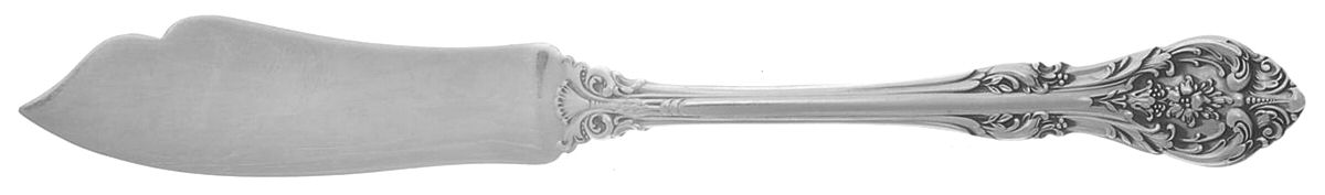 King Edward (Sterling, 1936, No Monos) Flat Handle Master Butter Knife by Gorham Silver-1