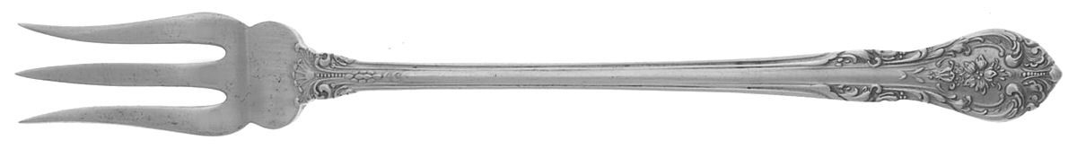 King Edward (Sterling, 1936, No Monos) Olive Fork by Gorham Silver-1