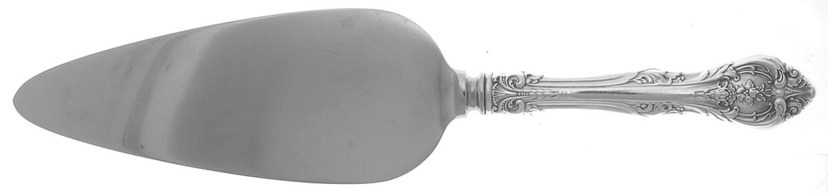 King Edward (Sterling, 1936, No Monos) Pie Server with Stainless Blade by Gorham Silver-1