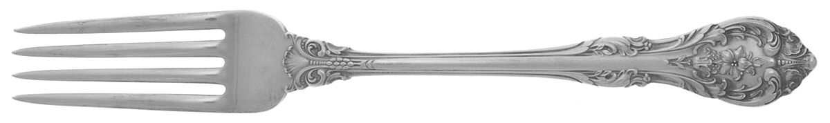King Edward (Sterling, 1936, No Monos) Fork by Gorham Silver-1
