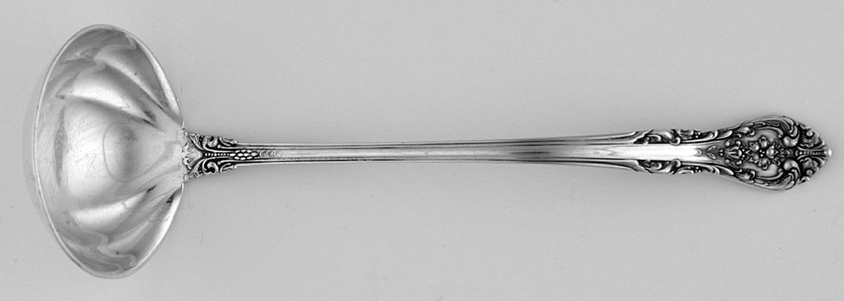 King Edward (Sterling, 1936, No Monos) Mayonnaise Ladle by Gorham Silver-1