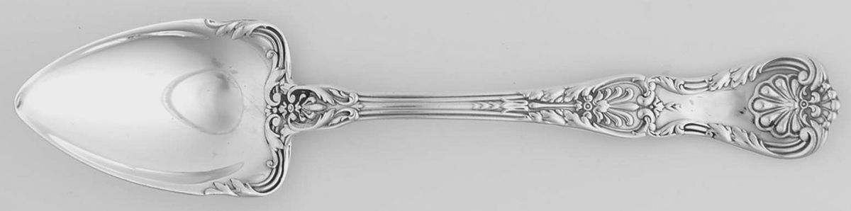 King George (Sterling, 1894, No Monograms) Orange Spoon by Gorham Silver-1