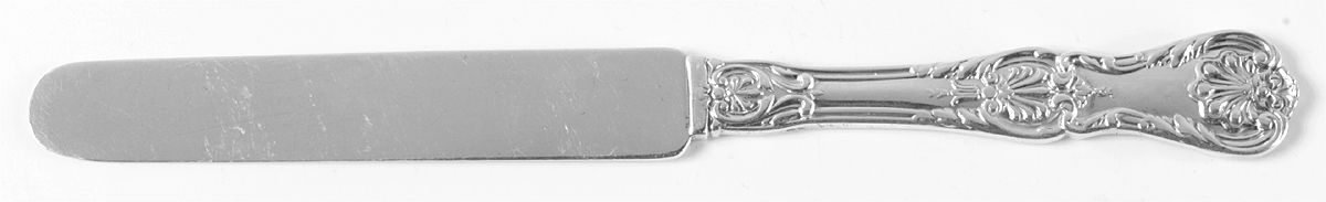 King George (Sterling, 1894, No Monograms) Solid Tea/Child Knife by Gorham Silver-1