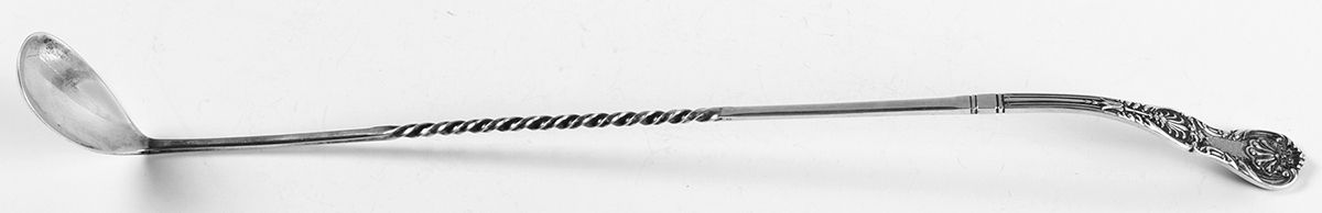 King George (Sterling, 1894, No Monograms) Large Claret Spoon, Solid Piece by Gorham Silver-1