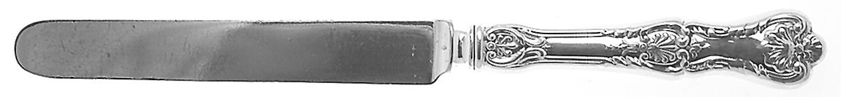 King George (Sterling, 1894, No Monograms) Youth/Tea Knife with Stainless Blade by Gorham Silver-1