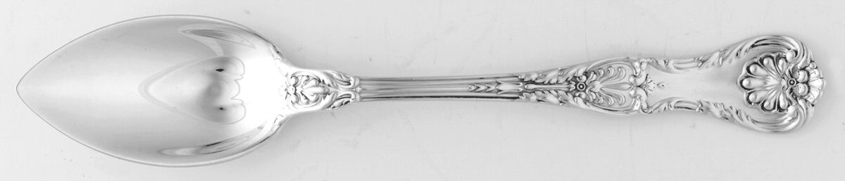King George (Sterling, 1894, No Monograms) Fruit/Orange Spoon by Gorham Silver-1