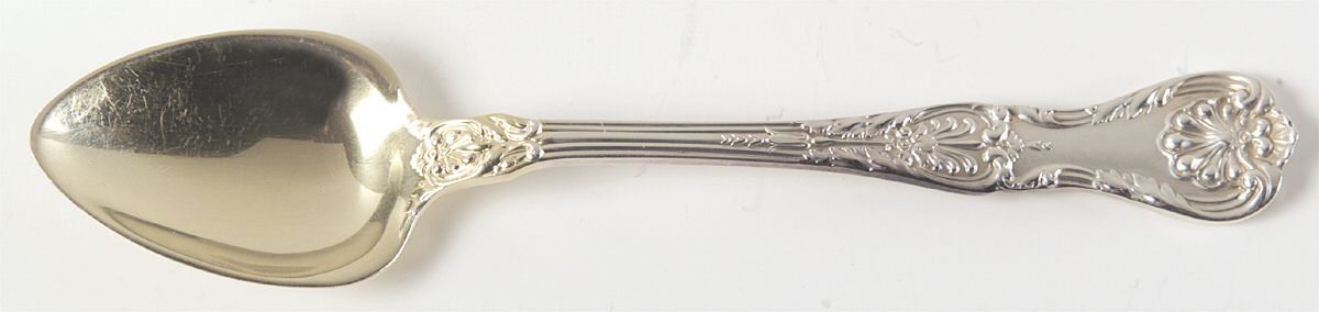 King George (Sterling, 1894, No Monograms) Ice Cream Spoon Individual by Gorham Silver-1