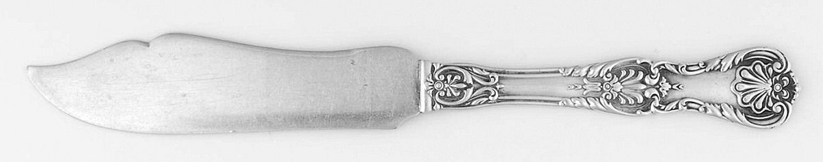 King George (Sterling, 1894, No Monograms) Small Individual Solid Fish Knife by Gorham Silver-1
