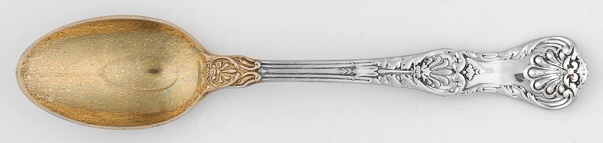 King George (Sterling, 1894, No Monograms) Demitasse Spoon by Gorham Silver-1