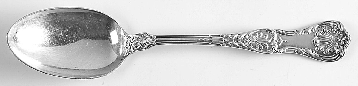 King George (Sterling, 1894, No Monograms) Tablespoon (Serving Spoon) by Gorham Silver-1