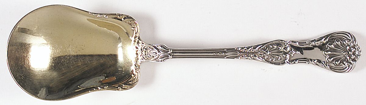 King George (Sterling, 1894, No Monograms) Preserve Spoon by Gorham Silver-1