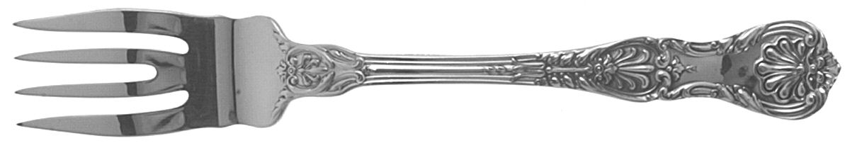 King George (Sterling, 1894, No Monograms) Individual Salad Fork by Gorham Silver-1
