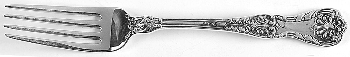 King George (Sterling, 1894, No Monograms) Solid Youth Tea Fork by Gorham Silver-1