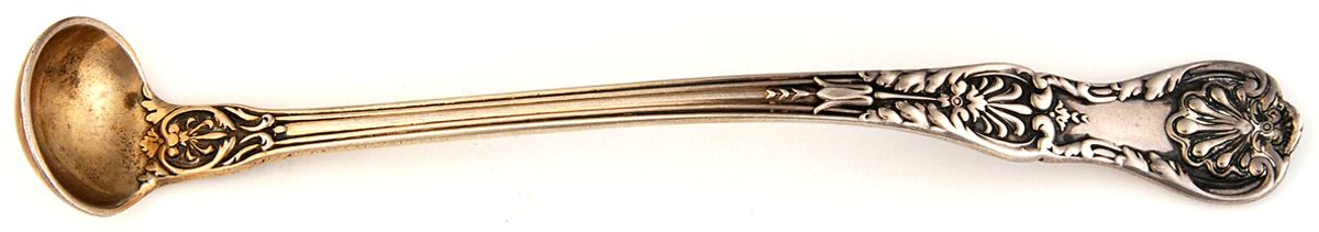 King George (Sterling, 1894, No Monograms) Mustard Spoon by Gorham Silver-1