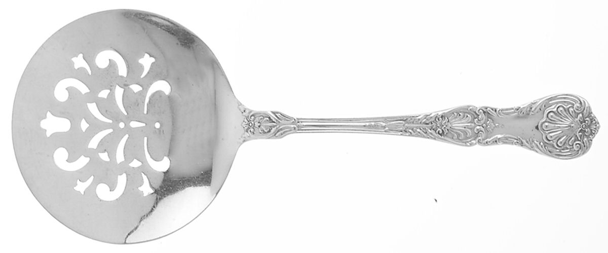 King George (Sterling, 1894, No Monograms) Tomato Server, Solid Piece by Gorham Silver-1