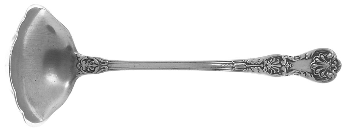 King George (Sterling, 1894, No Monograms) Ladle-Cream/Solid Piece-Small by Gorham Silver-1