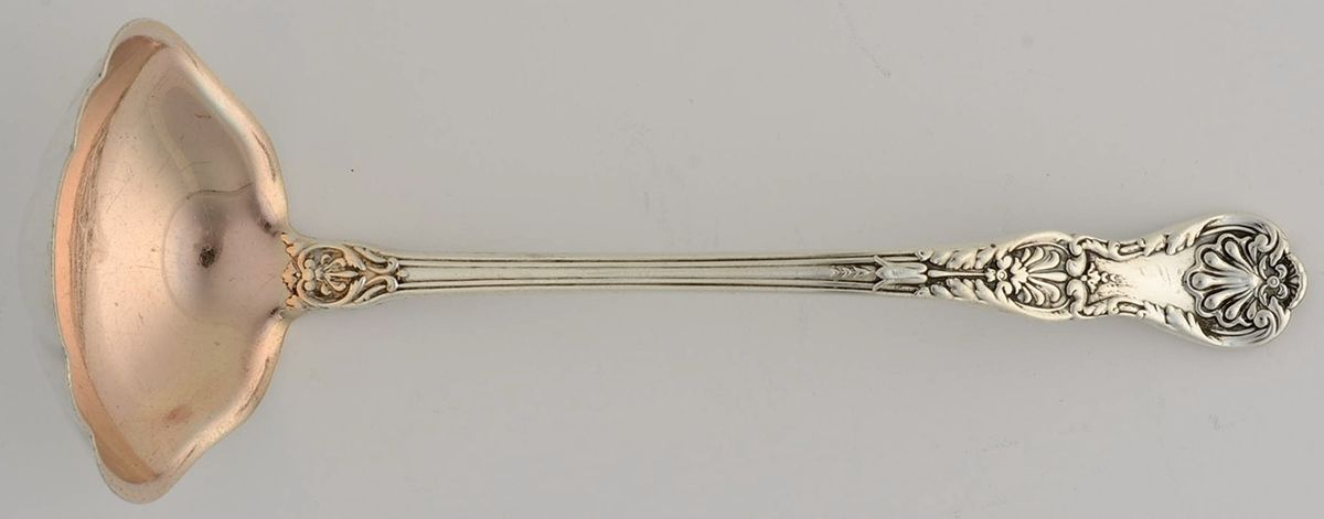 King George (Sterling, 1894, No Monograms) Ladle-Cream/Solid Piece-Small by Gorham Silver-1