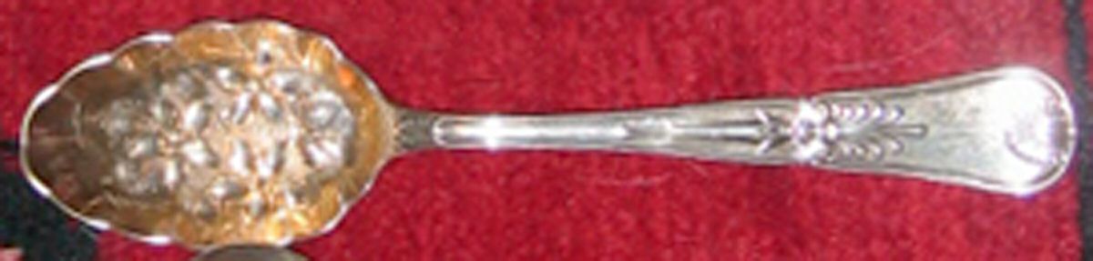 Kings I (Sterling, 1875) Solid Berry Spoon/Tablespoon by Gorham Silver-1